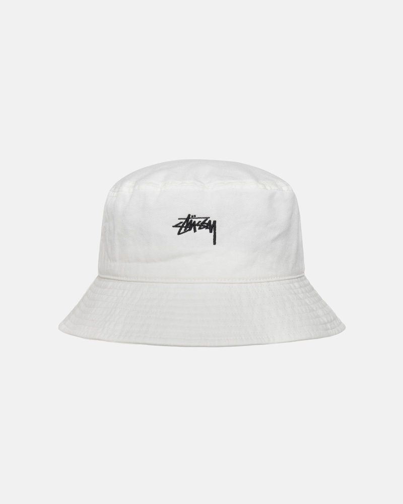 STÜSSY BUCKET HAT STOCK NATURAL HEADWEAR